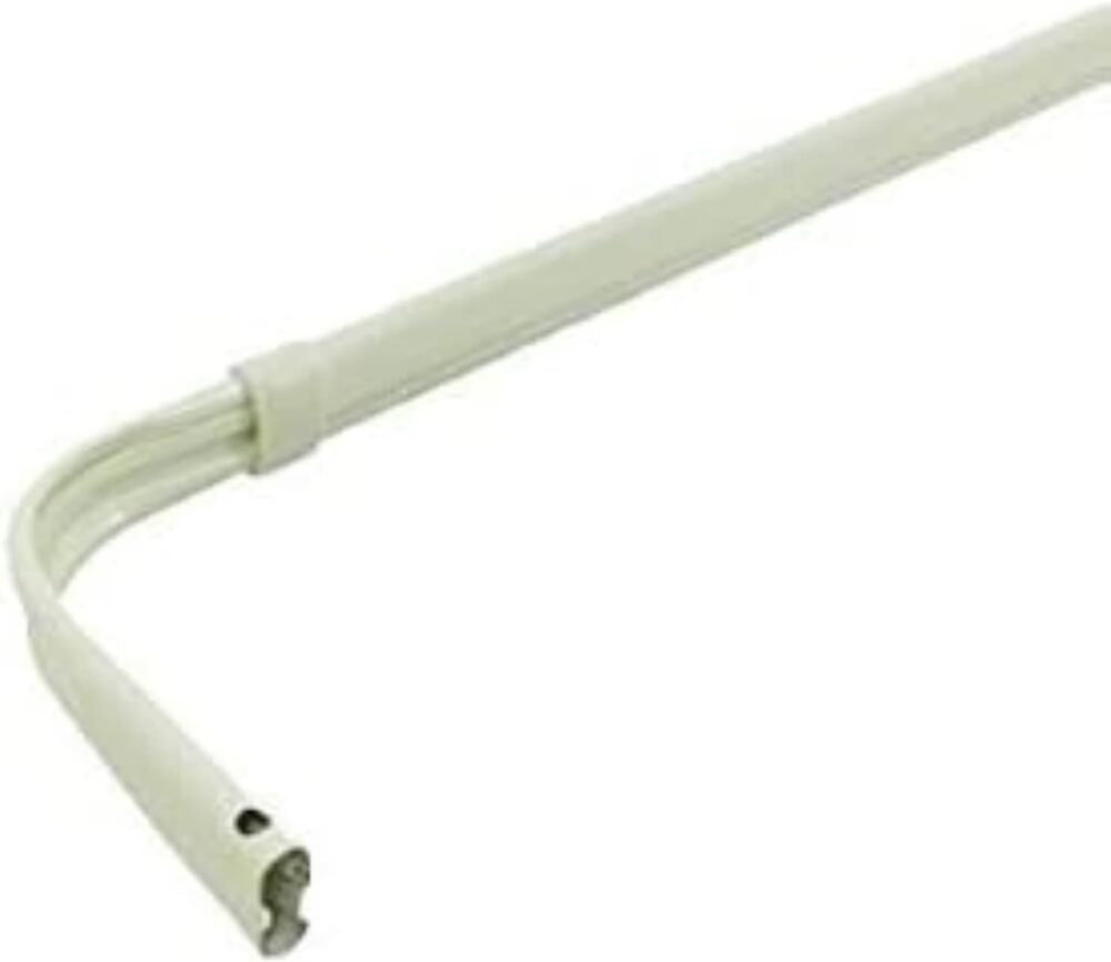 Single lock-seam standard curtain rods 28-48" projects 3 1/2